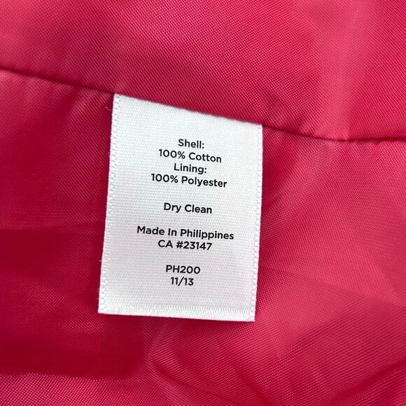 NWT Talbots Full Zip Blazer Suit Jacket Pink Office Bright Career Womens Size 4P - Picture 7 of 13